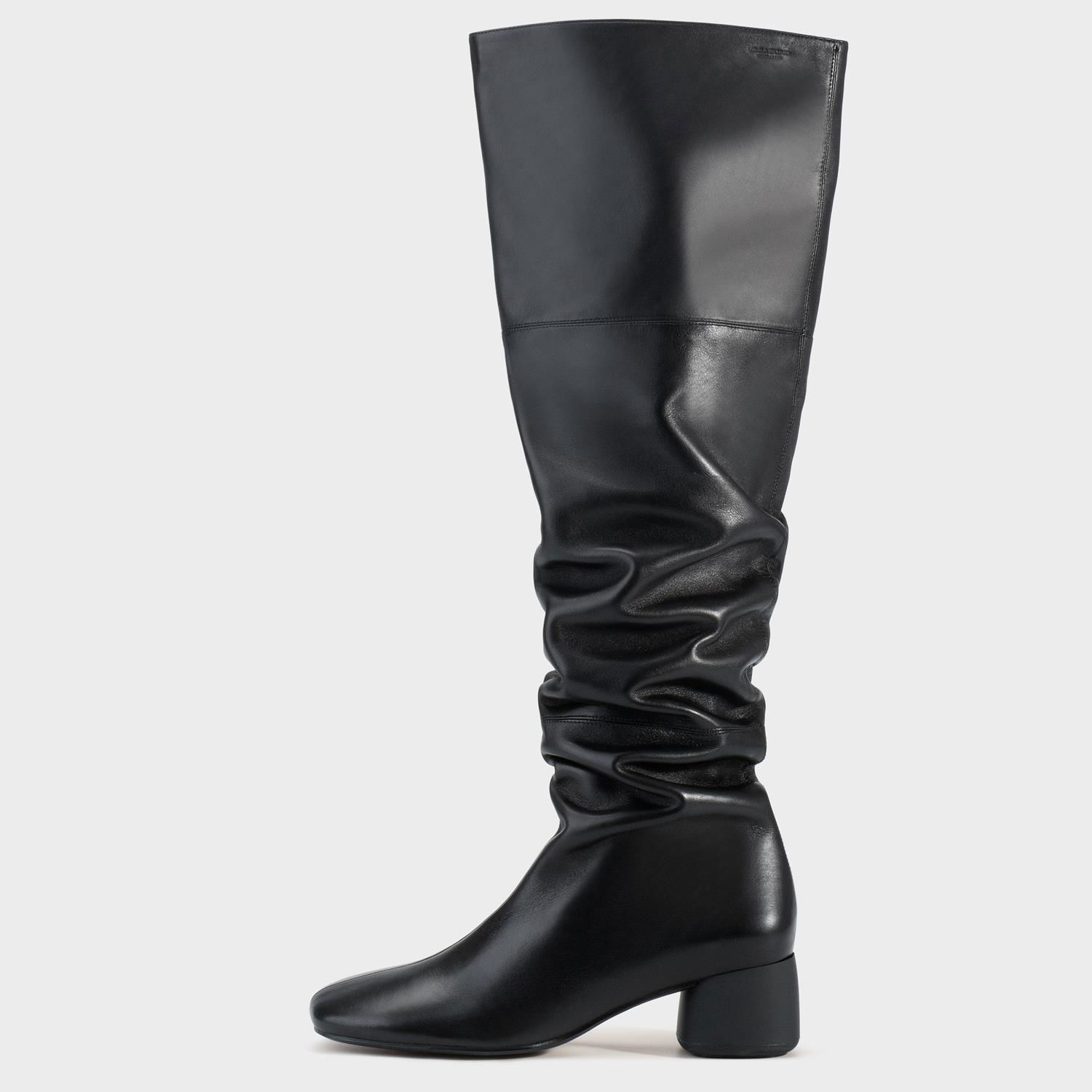 Кецове и обувки Vagabond Vagabond Livia Slouch Leather Boots Черно | 6056-501-20, 0