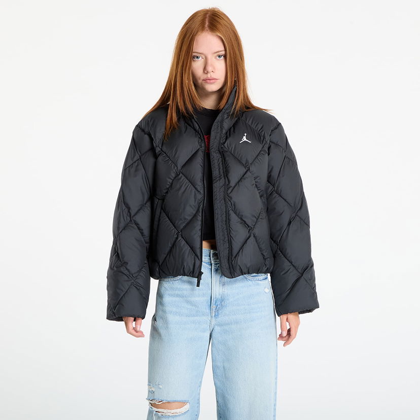 Пухо яке Jordan Jordan Women's Quilted Puffer Jacket Черно | HV0417-010