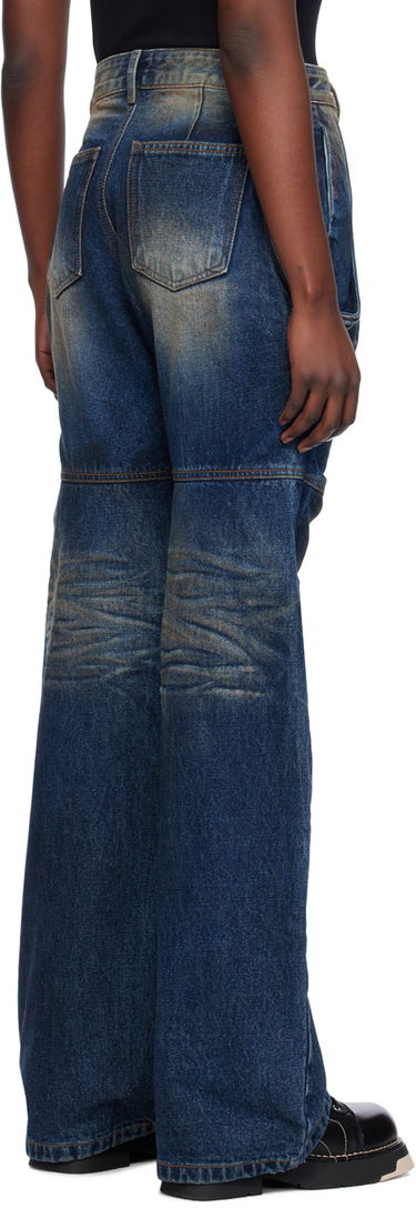 Дънки We11done Wire Relaxed Fit Jeans Синьо | WD-DP0-24-328-W-NV, 2