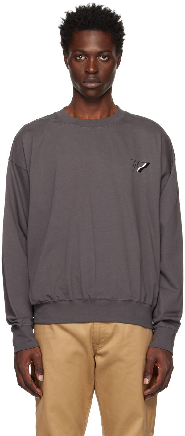 Пуловер We11done We11done W Line Sweatshirt Сиво | WD-TS3-22-818-U-CH, 0