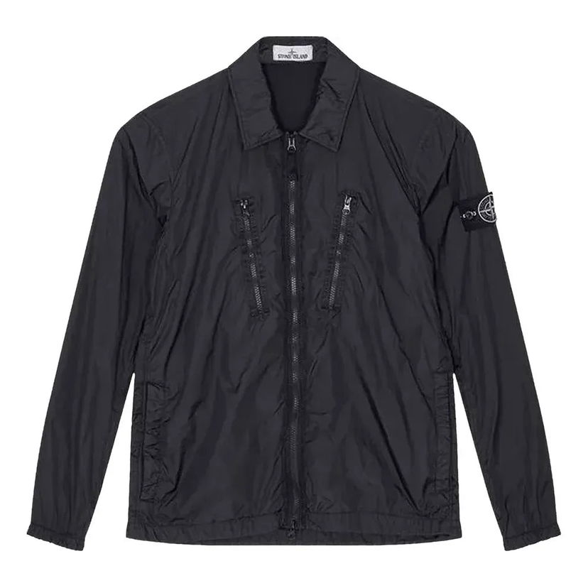 Ветровка Stone Island Stone Island Men's Overshirt Jacket Черно | 751510523-V0029