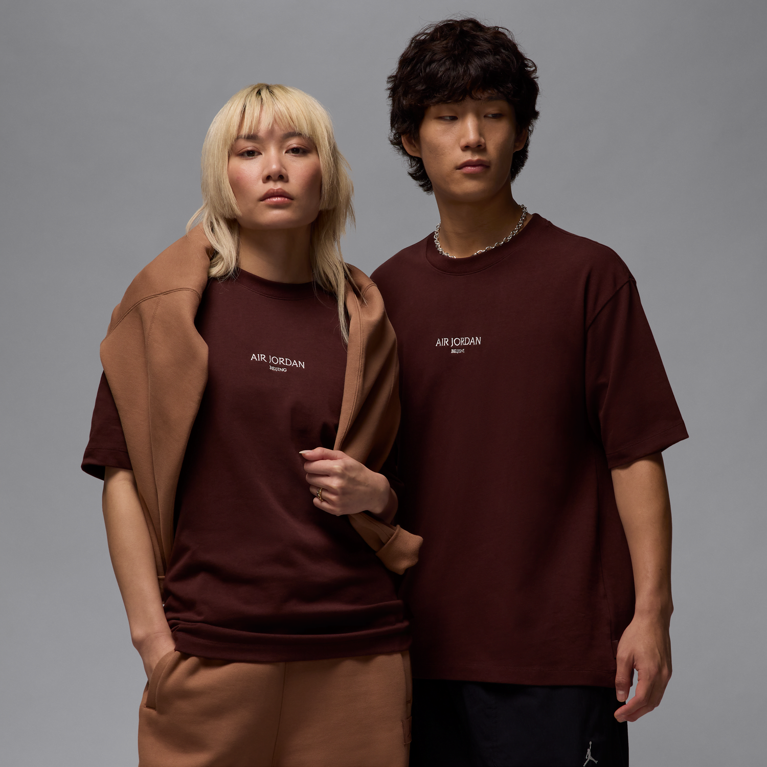 Тениска Jordan Air Jordan Beijing T-Shirt Кафяво | HJ2320-227, 1