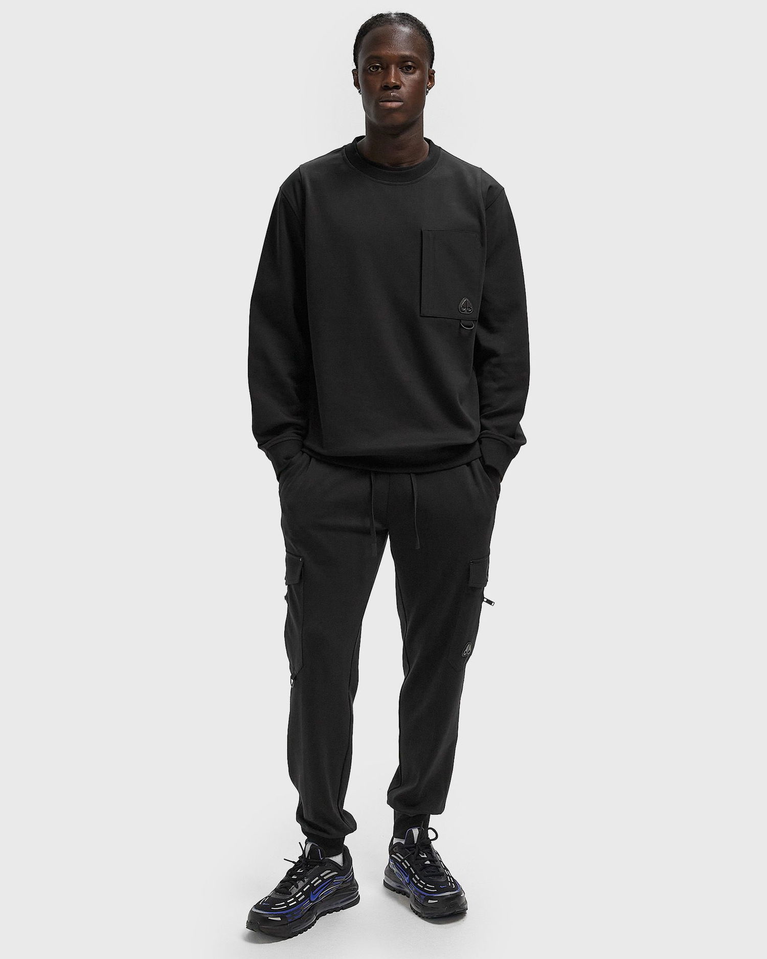 Суитчър Moose Knuckles DALON Crew Neck Sweatshirt Черно | M35MS618-292, 1