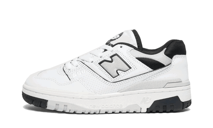 Кецове и обувки New Balance 550 "White Black Grey" Бяло | BBW550JB, 0