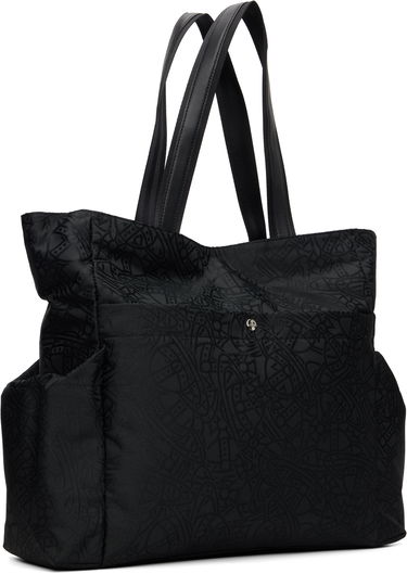 Голяма пазарска чанта Vivienne Westwood Vivienne Westwood Henry Medium Tote Черно | 4D02000AU-W016Q-, 2