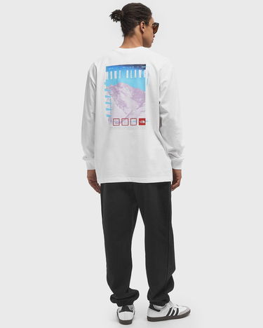 Тениска The North Face Axys Oversized Long Sleeve T-Shirt Бяло | NF0A8C1TFN41, 2