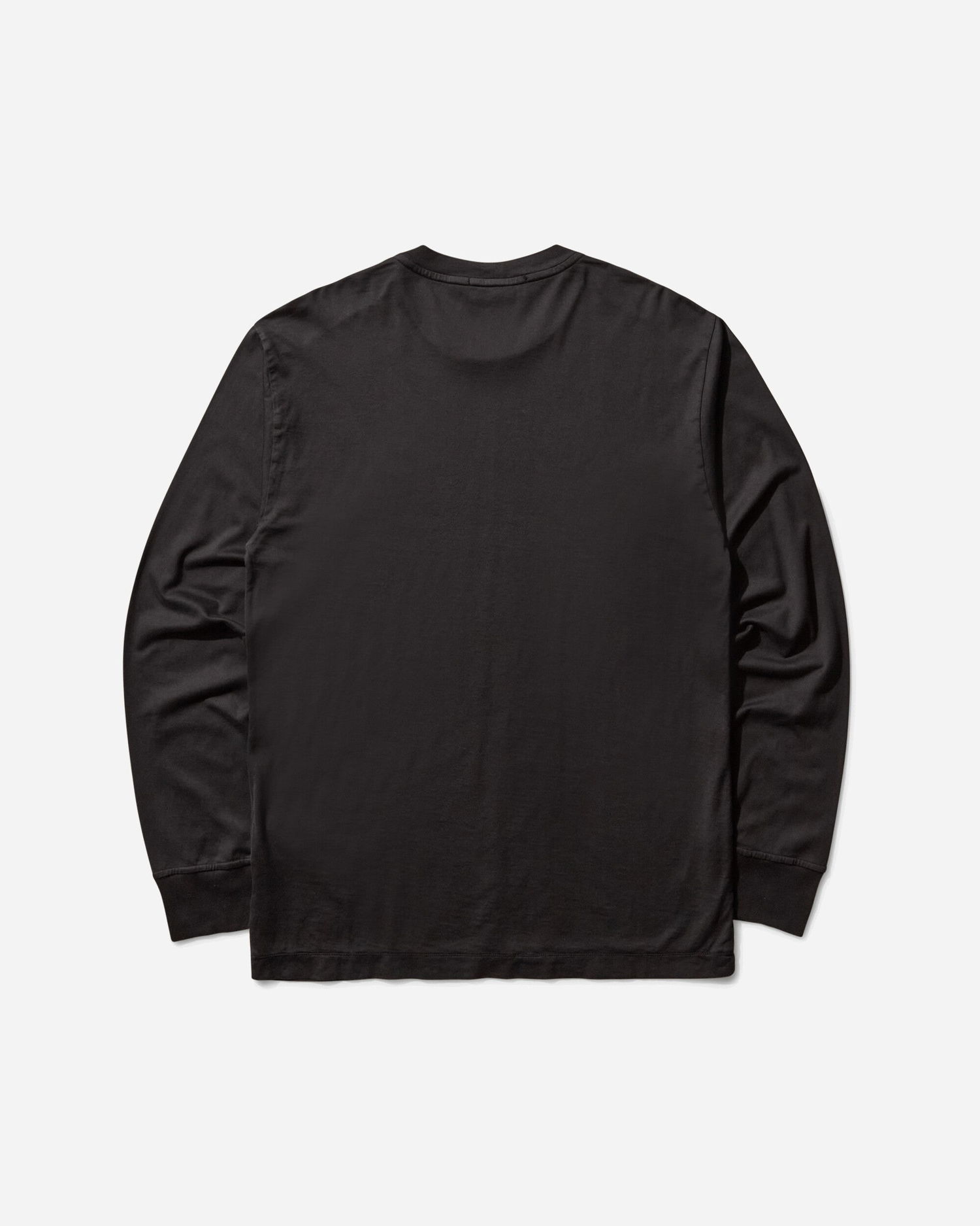 Тениска Stone Island Garment Dyed Logo Longsleeve T-Shirt Black Черно | K2S15-2100028-S0013 V0029, 0