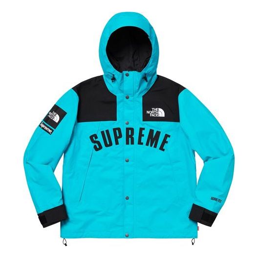 Парка Supreme The North Face Arc Logo Mountain Parka Тюркоазено | SUP-SS19-551, 0