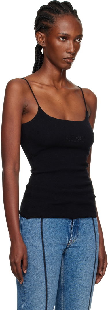 Потник Maison Margiela MM6 Maison Margiela Lycra Jersey Tank Top Черно | S52NL0073 M20122, 1