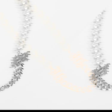 Колие MISBHV Pearl & Curb Link Choker Бяло | 4021A042, 1