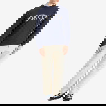 Пуловер Patta Patta Arc Logo Mesh Long Sleeve T-Shirt Тъмно синьо | POC-SS25-5150-299-0002-153, 4