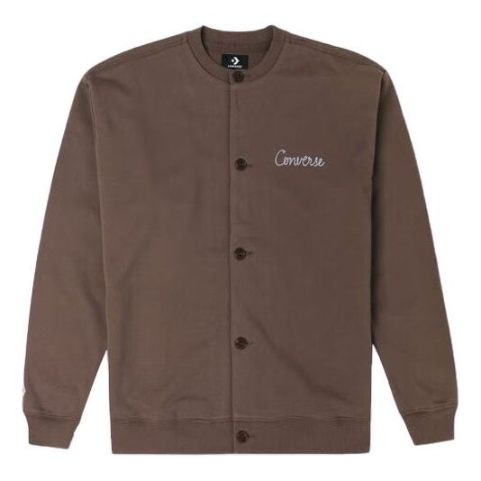 Пуловер Converse Elevated Cardigan Pullover Кафяво | 10024582-A03