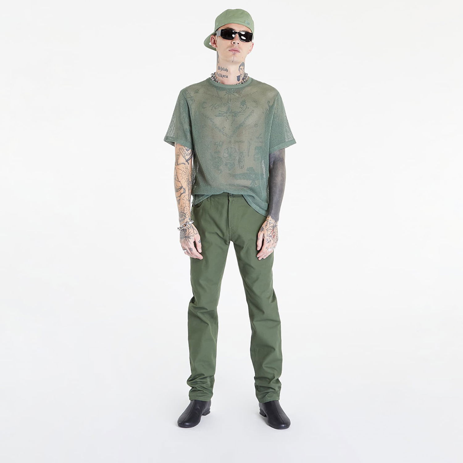 Панталони RAF SIMONS Slim Fit Denim Pants Зелено | 222-M310-10080-0023, 1