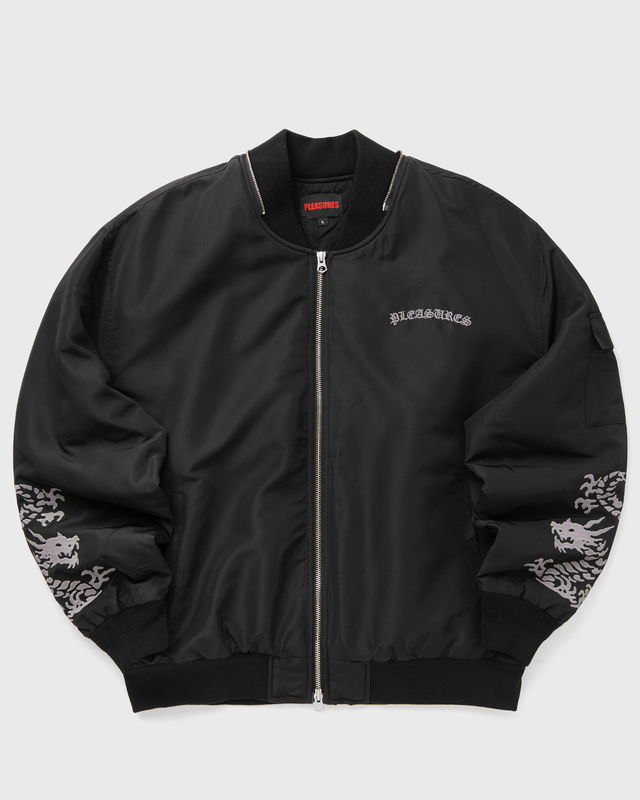 Dragon Print Bomber Jacket