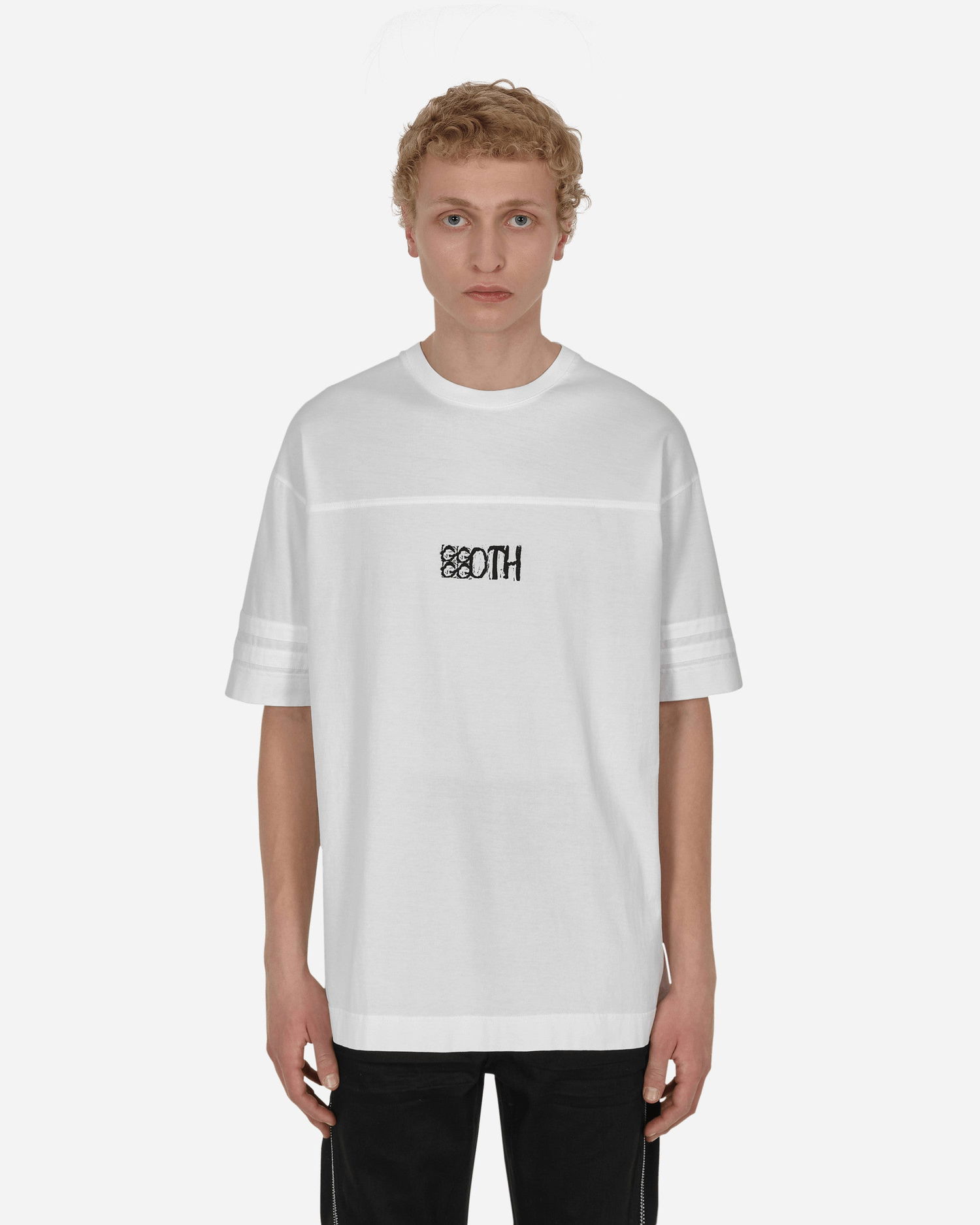 Тениска Givenchy 4G Goth Print Tee Бяло | BM71AG3Y6B-100, 1