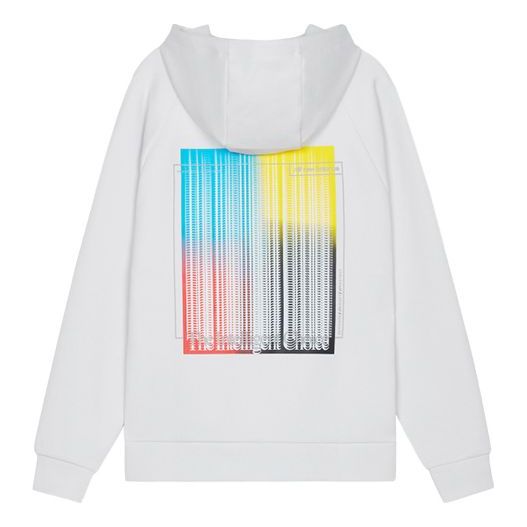 Суитчър New Balance Hoodie with Graphic Print Бяло | AMT03549ARF