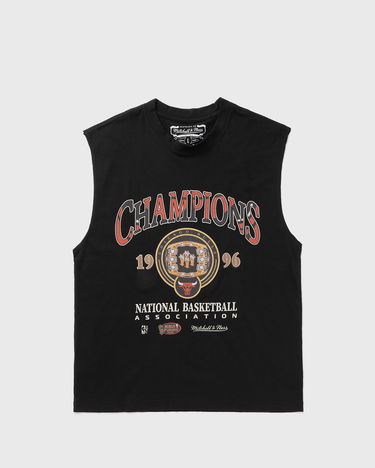 Потник Mitchell & Ness Chicago Bulls 1996 Championship Rings Sleeveless T-Shirt Черно | TP11723-CBUBLCK, 2