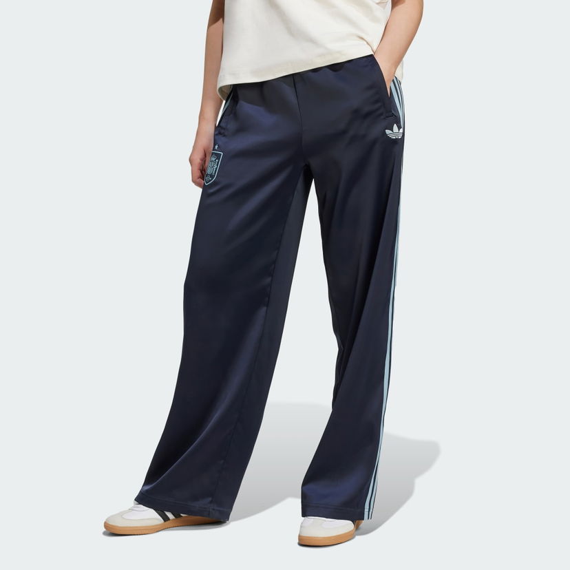 Панталони adidas Performance Spain Satin Track Pants Тъмно синьо | JJ2741