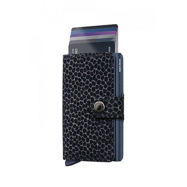 Портфейл Secrid Slimwallet Giraffina Leather Wallet Тъмно синьо | MGi-Blue, 1
