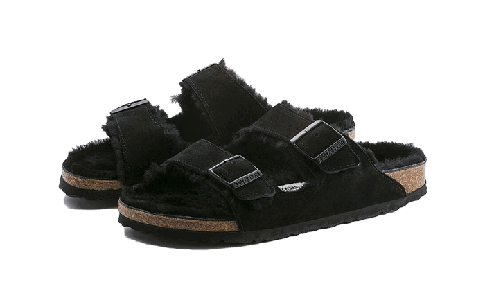 Кецове и обувки Birkenstock Arizona Shearling Черно | 0752661/0752663, 1