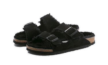 Кецове и обувки Birkenstock Arizona Shearling Черно | 0752661/0752663, 1
