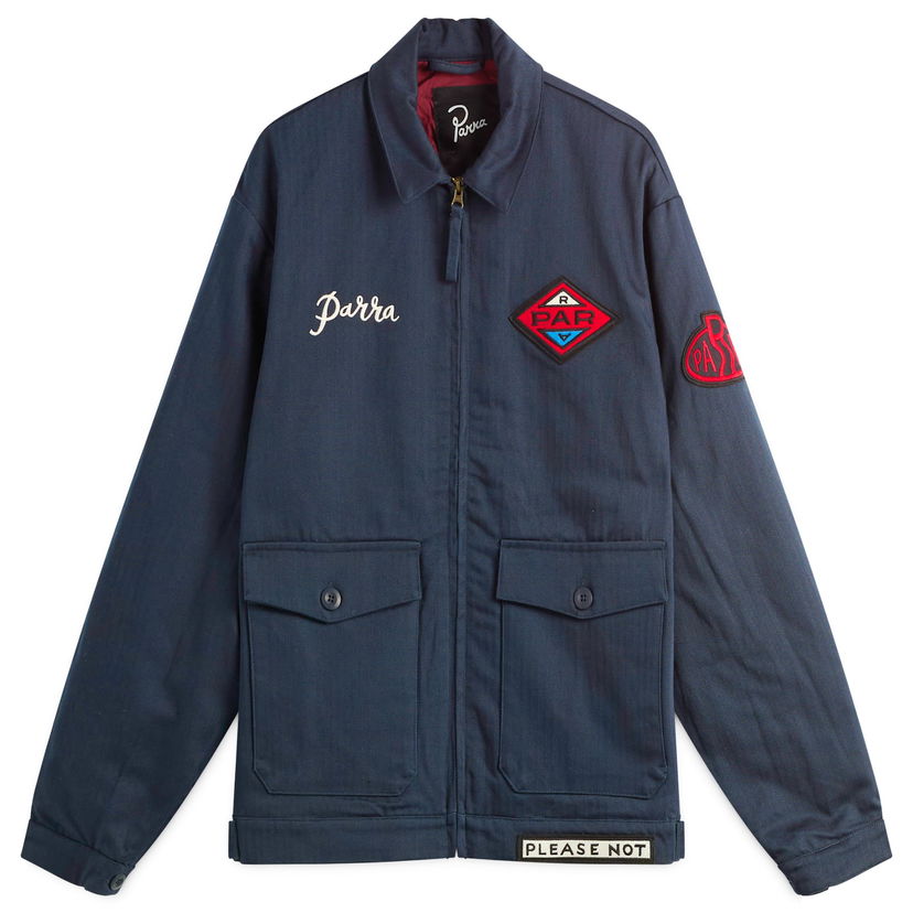 Яке By Parra Parra Pumping Gas Jacket, Size Large Тъмно синьо | 54255-NBL