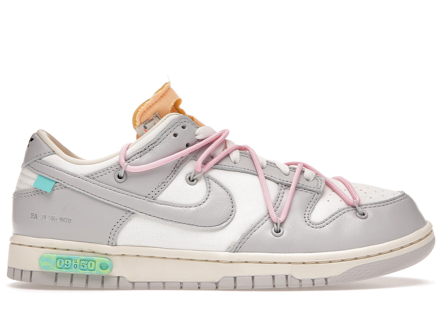 Кецове и обувки Nike Dunk Low Off-White Lot 9 Сиво | DM1602-109, 0