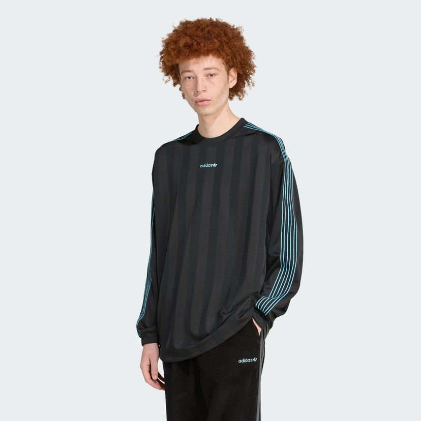 Фланелка adidas Performance Long Sleeve Jersey Черно | JX3099