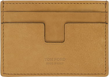 Портфейл Tom Ford TOM FORD Nubuck Money Clip Card Holder Кафяво | Y0341-LCL449G, 2