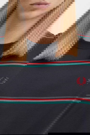 Тениска Fred Perry Striped T-shirt Тъмно синьо | M1734, 3