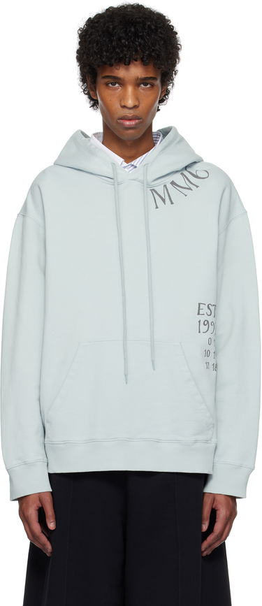 Суитчър Maison Margiela MM6 Maison Margiela Printed Hoodie Зелено | SH0GU0026 M25012, 0