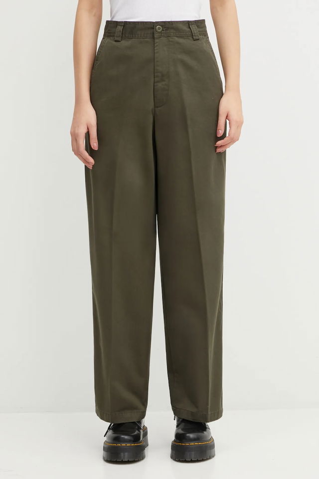 Cotton Wide High Waist Novi Pants