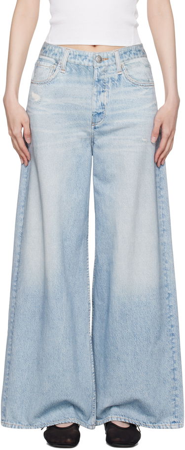 Дънки rag & bone rag & bone Miramar Sofie Ankle Wide-Leg Trousers Синьо | WCW24S70078207, 0