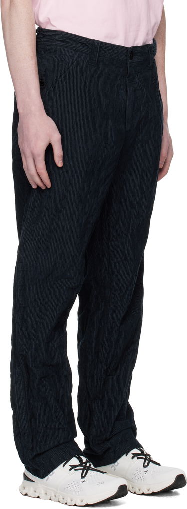 Панталони Stone Island Wrinkled Corduroy Trousers Тъмно синьо | K2S15 3100026 S0229, 1