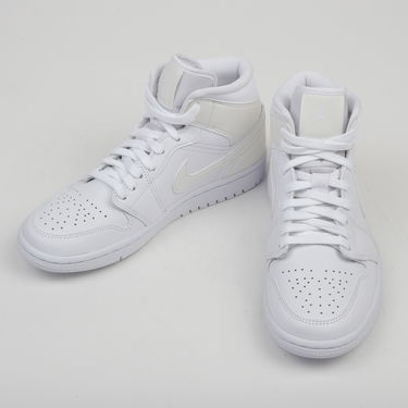 Кецове и обувки Jordan Jordan WMNS 1 Mid Бяло | BQ6472-112, 2