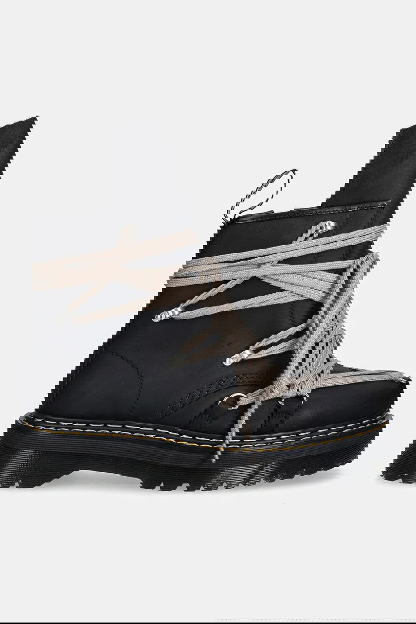 Кецове и обувки Rick Owens Rick Owens DRKSHDW x Dr. Martens 1460 Quad Sole Megalace® Boot Черно | DM02E6812.8001, 1