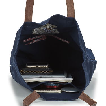 Голяма пазарска чанта Polo by Ralph Lauren Shopper Tote Bag Тъмно синьо | 405914156001, 4