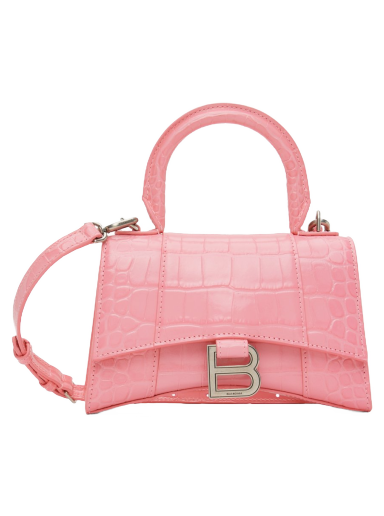 Чанта през рамо Balenciaga XS Hourglass Bag Розово | 592833 1LR6Y