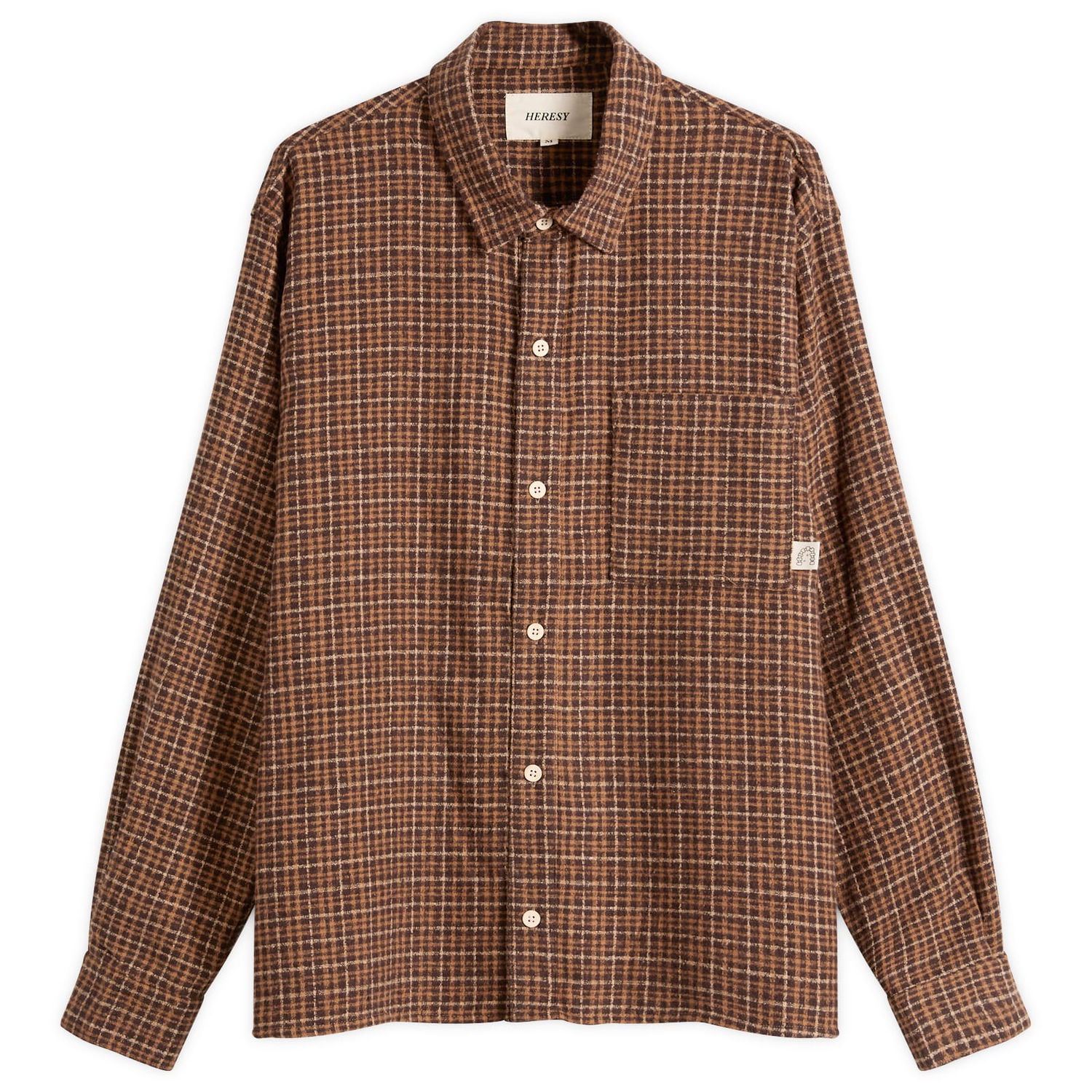 Риза Heresy Heresy Deft Shirt Large Кафяво | HAW25-CS03O, 0
