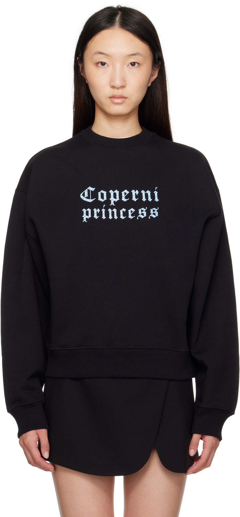Суитчър Coperni Coperni Princess Sweatshirt Черно | DJS161F5018