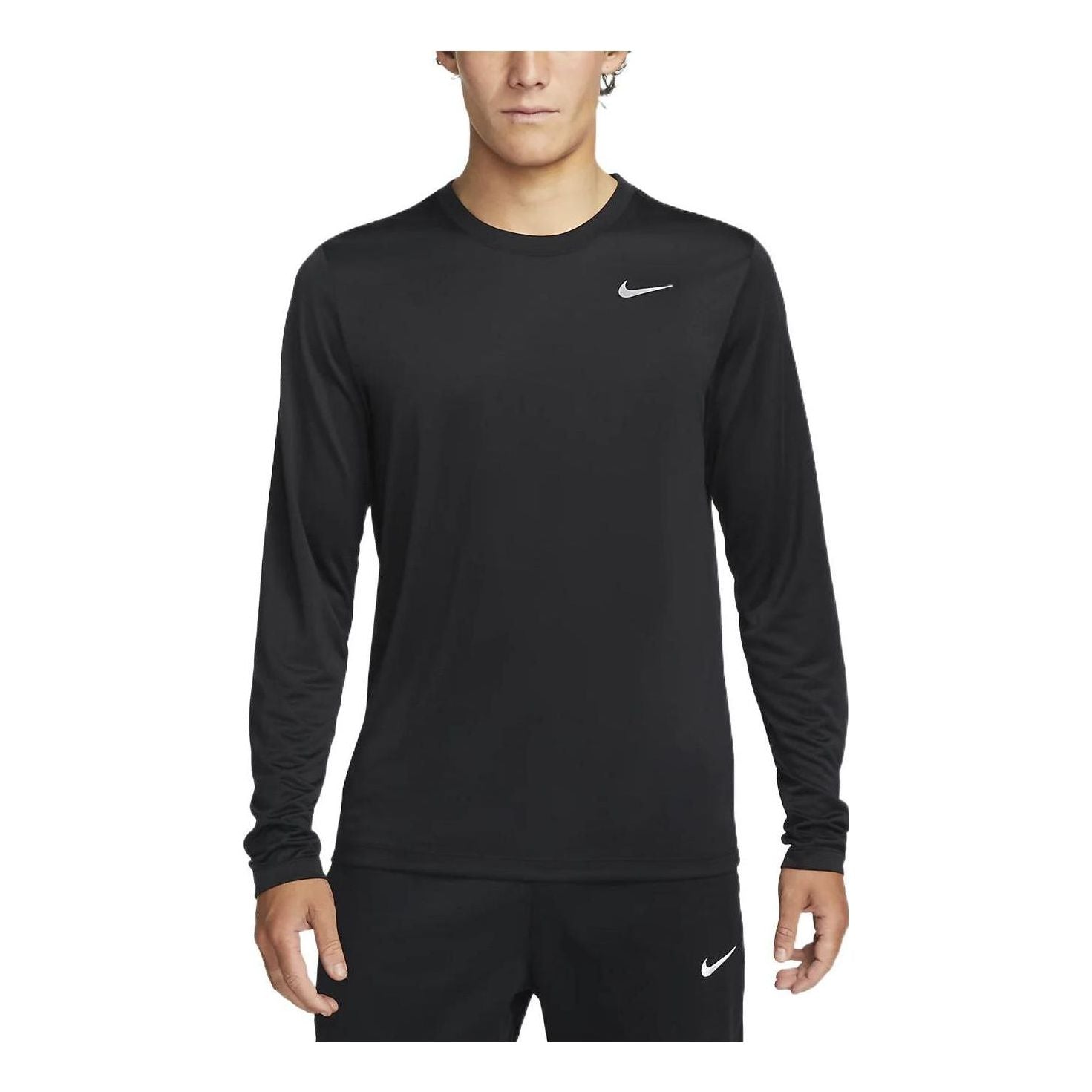 Тениска Nike Men's Long Sleeve Training Shirt Черно | DX0994-010, 0