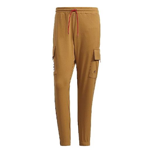 Карго панталони adidas Originals Mid Waist Cargo Joggers Кафяво | HC0255