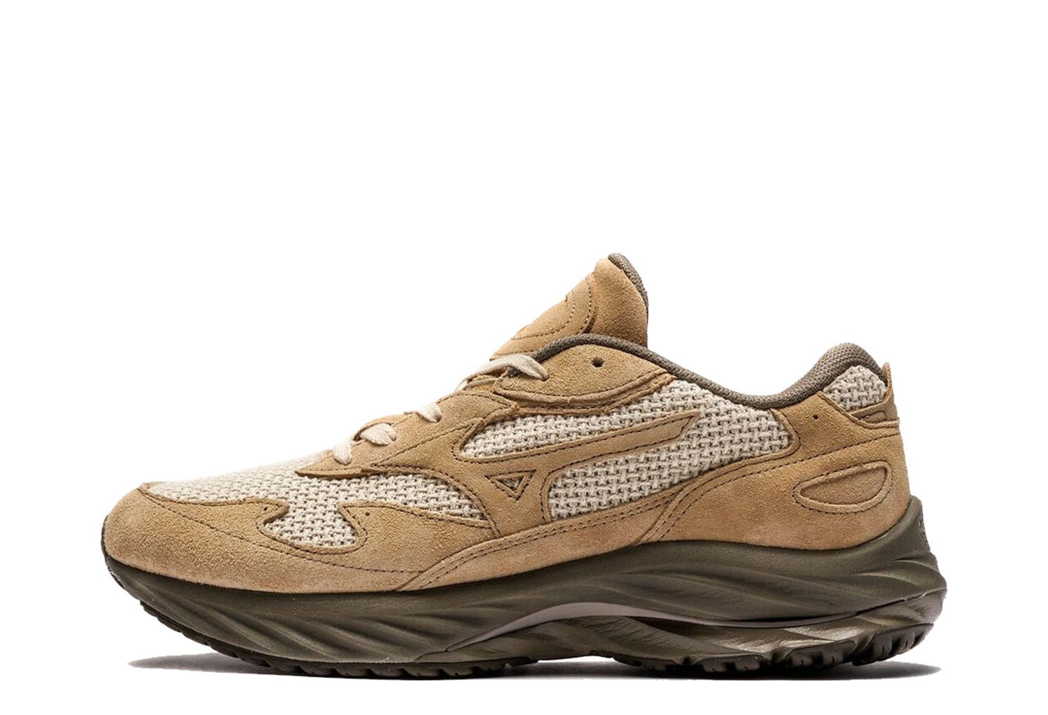 Кецове и обувки Mizuno Beams Wave x Rider Beta Mojave Desert - US 11.5 Бежово | D1GD232801, 0