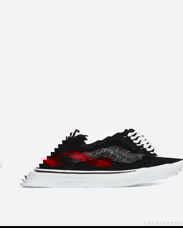 Кецове и обувки Vans Knu Skool Rave Plaid Sneakers "Black" Черно | VN0009QC3M51, 0