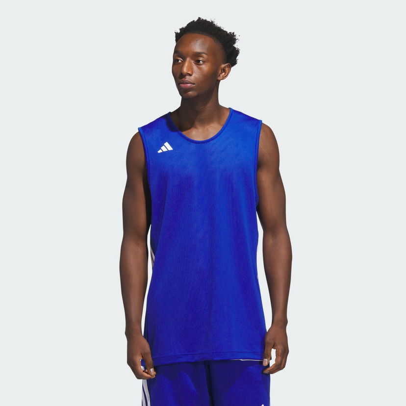 Фланелка adidas Performance 3G Speed Reversible Basketball Jersey Синьо | JM5097