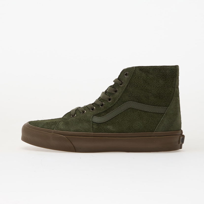 Кецове и обувки Vans SK8-Hi Tapered Hairy Suede Зелено | VN000DCH0QR1
