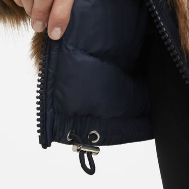 Пухо яке Nike Faux Fur Trim Down Parka Синьо | CT3267-475, 2