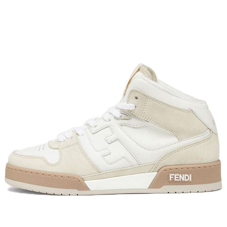 Кецове и обувки FENDI Match High Top Бежово | 8E8358AHH2F1FHS