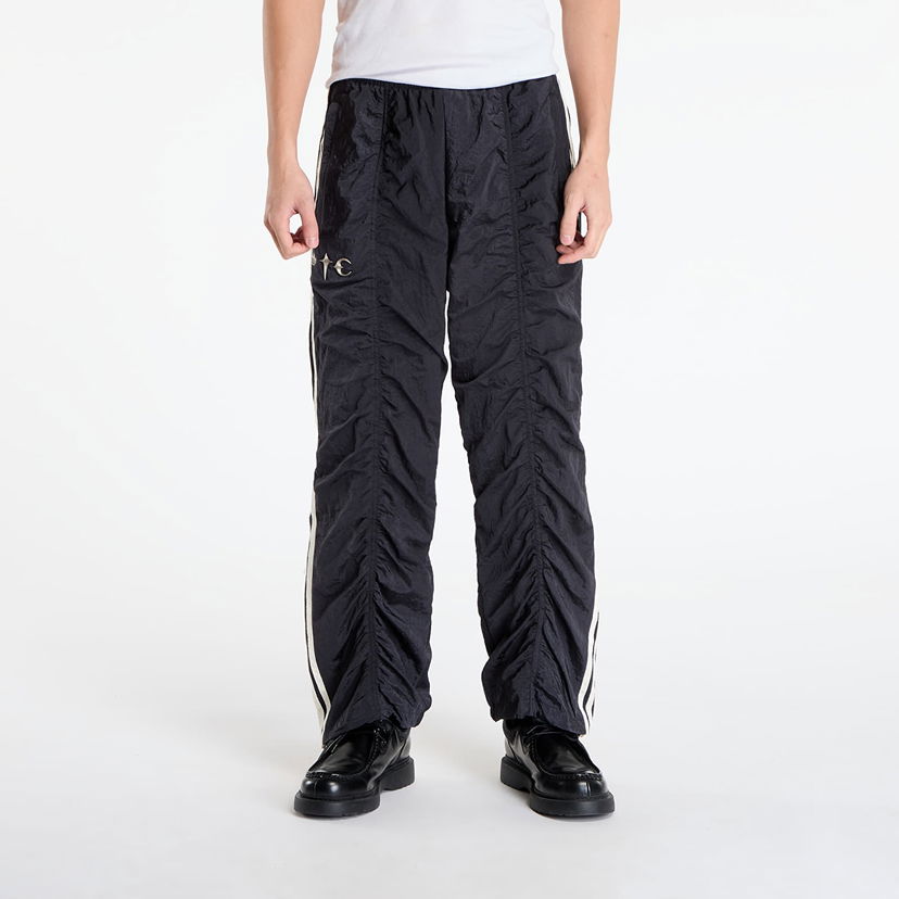 Панталони adidas Originals Thug Club Woven Ruched Side Stripe Tracksuit Bottoms Черно | KC2206