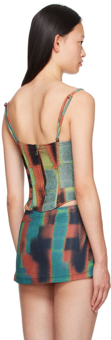 Пола Miaou Miaou Deia Printed Corset Top Многоцветен | 7069VC2RST, 2
